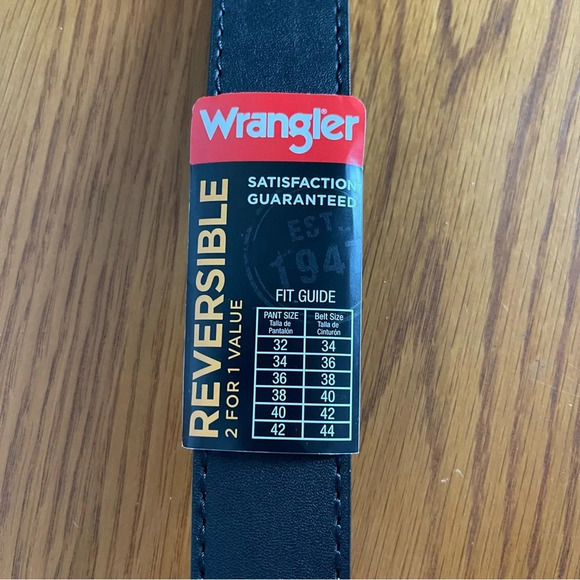Wrangler Men’s Reversible Belt - Picture 4 of 8